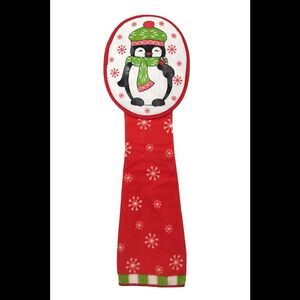 Temp-tations 2-pack Set Seasonal Kitchen Towel and Mitt Penguin